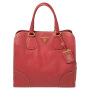 Pre-owned Rod Leather Prada Tote