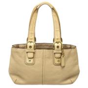 Pre-owned Beige Laer Coach Tote