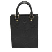 Pre-owned Svart skinn Louis Vuitton Sac Plat