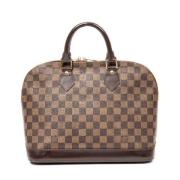 Pre-owned Brunt stoff Louis Vuitton veske