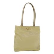 Pre-owned Beige Fabric Prada veske