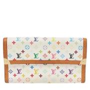 Pre-owned Flerfarget belagt lerret Louis Vuitton lommebok