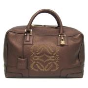 Pre-owned Brunt skinn Loewe Amazona