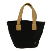 Pre-owned Svart lerret Burberry Tote