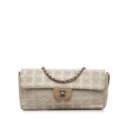 Pre-owned Beige Canvas Chanel Travel Line