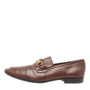 Pre-owned Brunt skinn Salvatore Ferragamo leiligheter