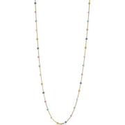 Elegant Enamel Bead Necklace