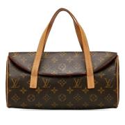 Pre-owned Brunt skinn Louis Vuitton Sonatine