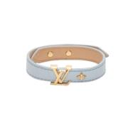 Pre-owned Blatt Louis Vuitton-armband i skinn