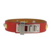 Pre-owned Rødt Hermès-armbånd i skinn