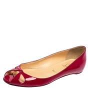 Pre-owned Rosa skinn Christian Louboutin Leiligheter