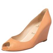 Pre-owned Oransje skinn Christian Louboutin haeler