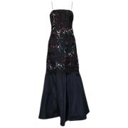 Pre-owned Svart blonder Armani kjole