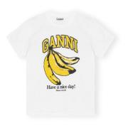 Hvit Banana Relaxed T-Shirt