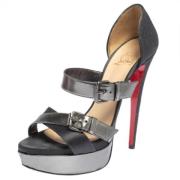 Pre-owned Svart skinn Christian Louboutin Sandaler