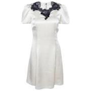 Pre-owned Hvit sateng Dolce & Gabbana kjole