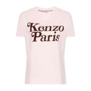 Rosa T-skjorter og Polos med Kenzo Paris Print