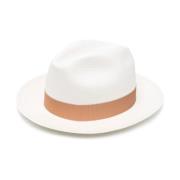 Brun Straw Panama Hatt