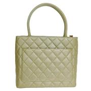 Pre-owned Gronn skinn Chanel Tote