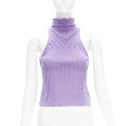 Pre-owned Lilla ull Versace Top