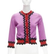 Pre-owned Lilla ull Gucci Cardigan