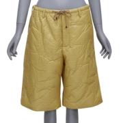 Pre-owned Gronn polyester torker van noten shorts