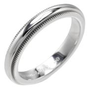 Pre-owned Solv Platinum Tiffany & Co. Ring