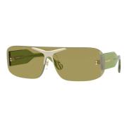 BE 3123 Sunglasses in Pale Gold/Green