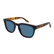 Coltrane Sunglasses in Dark Havana/Blue