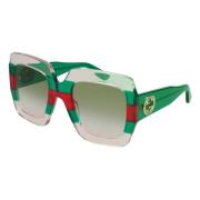 Stripete Grønne Solbriller
