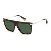 Mørk Havana/Grønn Solbriller