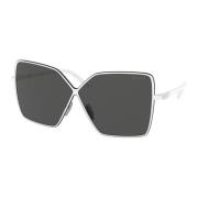White/Dark Grey Sunglasses