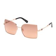 Gold/Brown Shaded Sunglasses Sk0356
