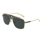 Miami Sunglasses Gold/Dark Grey