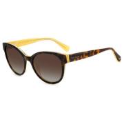 Nathalie/G/S Sunglasses in Dark Havana/Light Brown