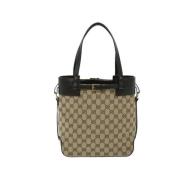 Pre-owned Beige bomull Gucci Swing Tote