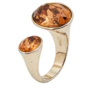 Pre-owned Dior-ring i gullmetall