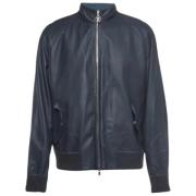 Pre-owned Marinebla Louis Vuitton-jakke i skinn