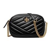 Kira Chevron Camera Bag - Black