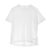 Hvit Nellie Basic Bomull T-skjorte