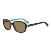 Izabella/G/S Sunglasses in Havana Turquoise/Brown