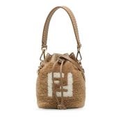 Pre-owned Brun pels Fendi man Tresor