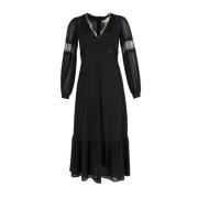 Pre-owned Svart silke Michael Kors kjole