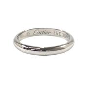 Pre-owned Solv Platinum Cartier Ring