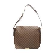 Pre-owned Brunt lerret Louis Vuitton Bastille