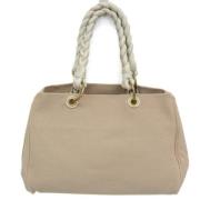 Pre-owned Beige Canvas Bottega Veneta Tote