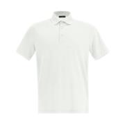 Jersey Crepe Polo Shirt (Hvit)