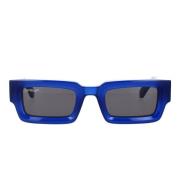 Gjennomsiktig Blå Rektangulære Solbriller