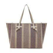Stripet Canvas Marcella Shopper Bag