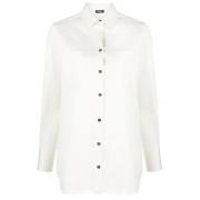 Klassisk Hvit Button-Up Skjorte